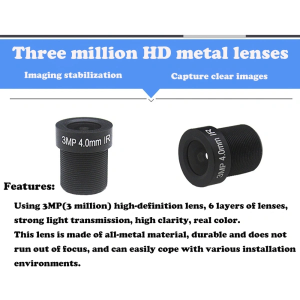 Hemispherical Monitor Camera Wide Angle HD Bus Dedicated Analog Camera