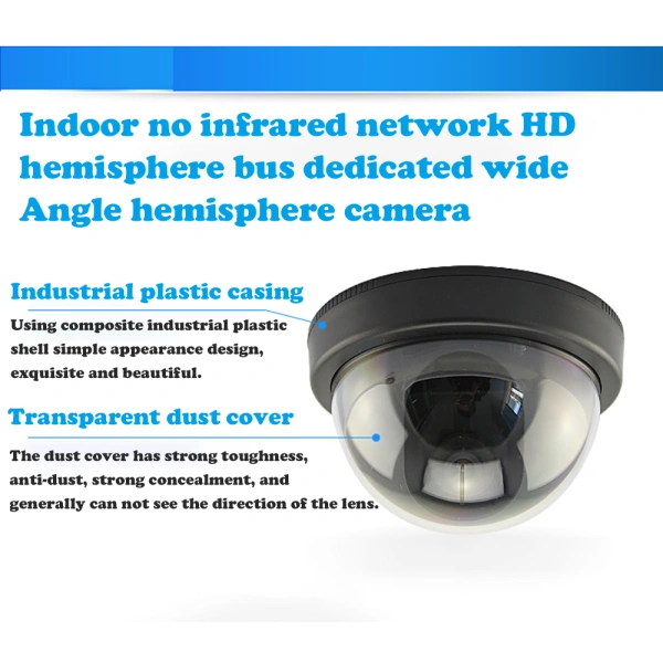 Hemispherical Monitor Camera Wide Angle HD Bus Dedicated Analog Camera