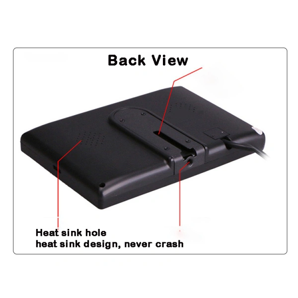 4 Channels 7 Inch LCD Monitor 