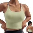 Women's Sports Bras, Sports Tops, Sports Bras with Crisscross Straps, Cropped Strap Round Neck Tank Tops for Yoga, Fitness