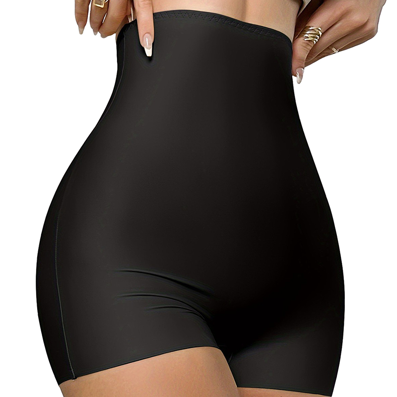 Invisible High-Waisted Shorts, Lycra Shorts, Seamless Panties, Women's Shorts to Wear Under Underwear