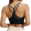 Mesh Back Cross Sports bra,Beautiful Back Top High-Strength Shock-Proof Bra