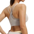 Mesh Back Cross Sports bra,Beautiful Back Top High-Strength Shock-Proof Bra