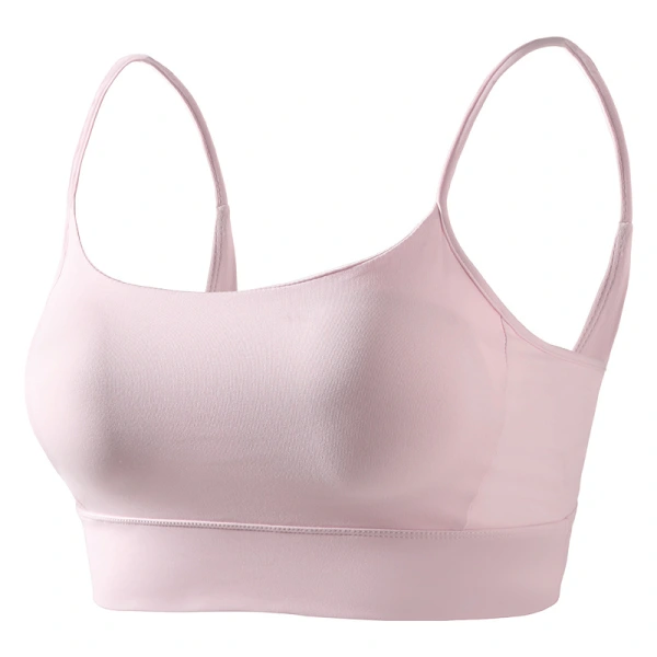 Women's sports bra, wire-free, shockproof, push-up, seamless, sexy backless camisole, yoga vest