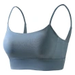 Women's sports bra, wire-free, shockproof, push-up, seamless, sexy backless camisole, yoga vest