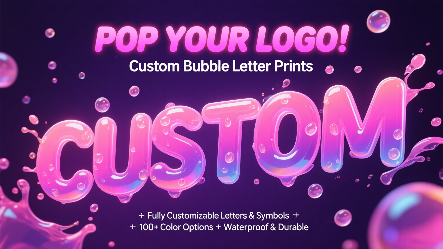  Bubble Letters Logo