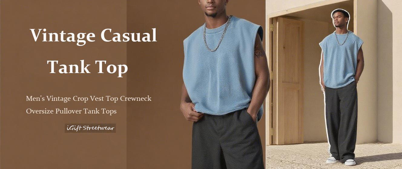 Custom Vintage Oversize Tank Tops | MOQ 10 pcs