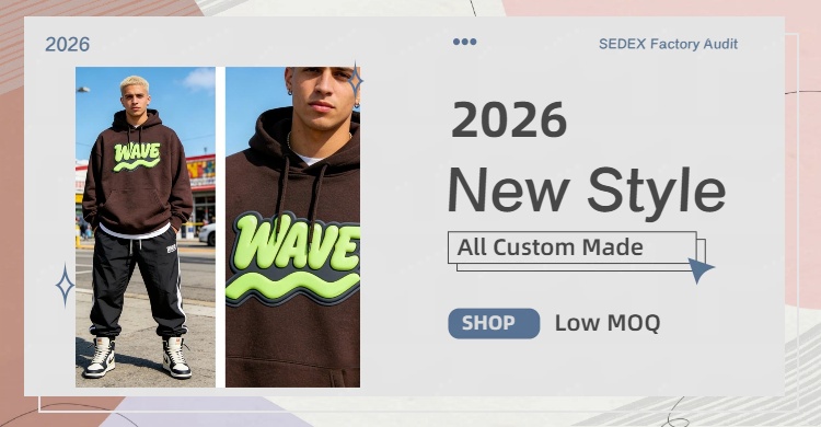 Unveil 2026 Trends! Custom Apparel with MOQ 30 PCS & Free Logo