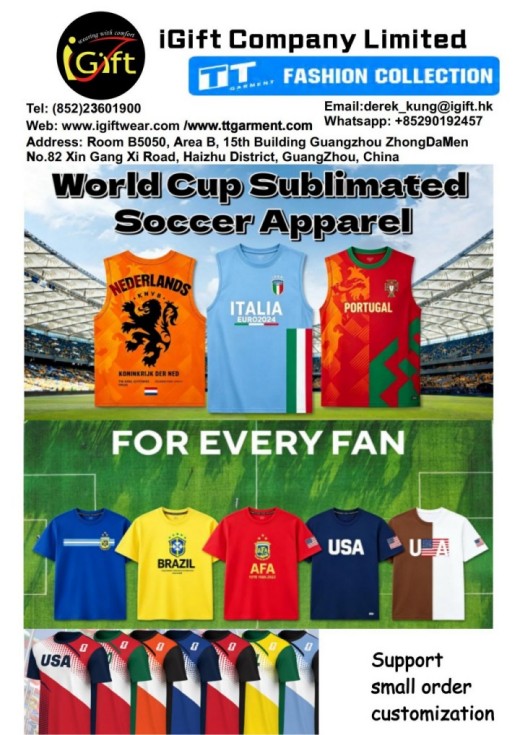Stand Out with Your Own Custom World Cup Fan Apparel