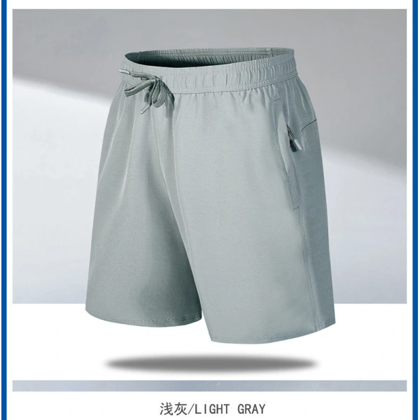 Men's Summer Solid Pattern Running Shorts Free Sample 