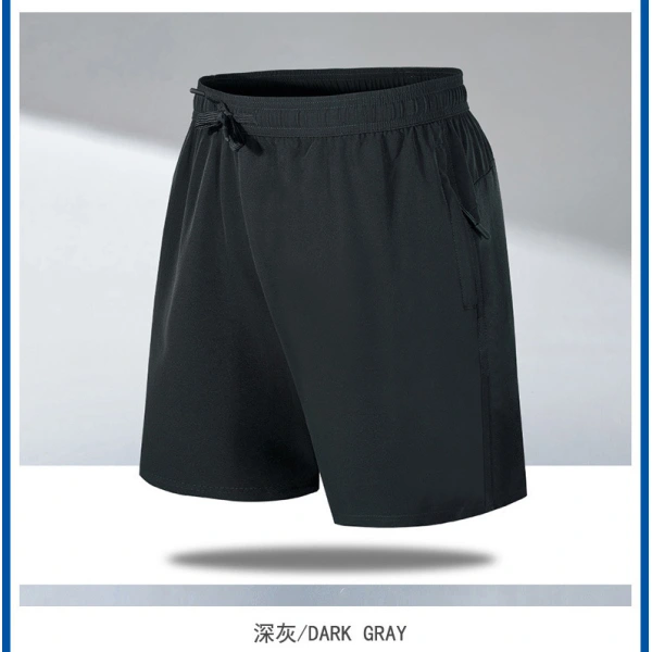 Men's Summer Solid Pattern Running Shorts Free Sample 