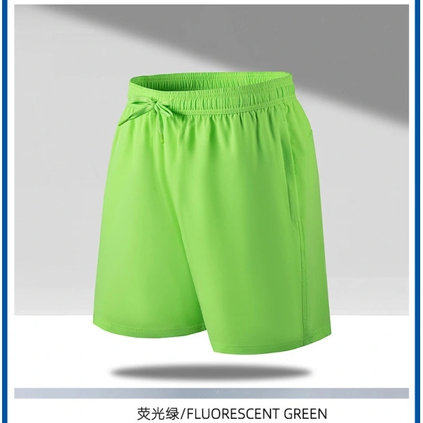 Men's Summer Solid Pattern Running Shorts Free Sample 