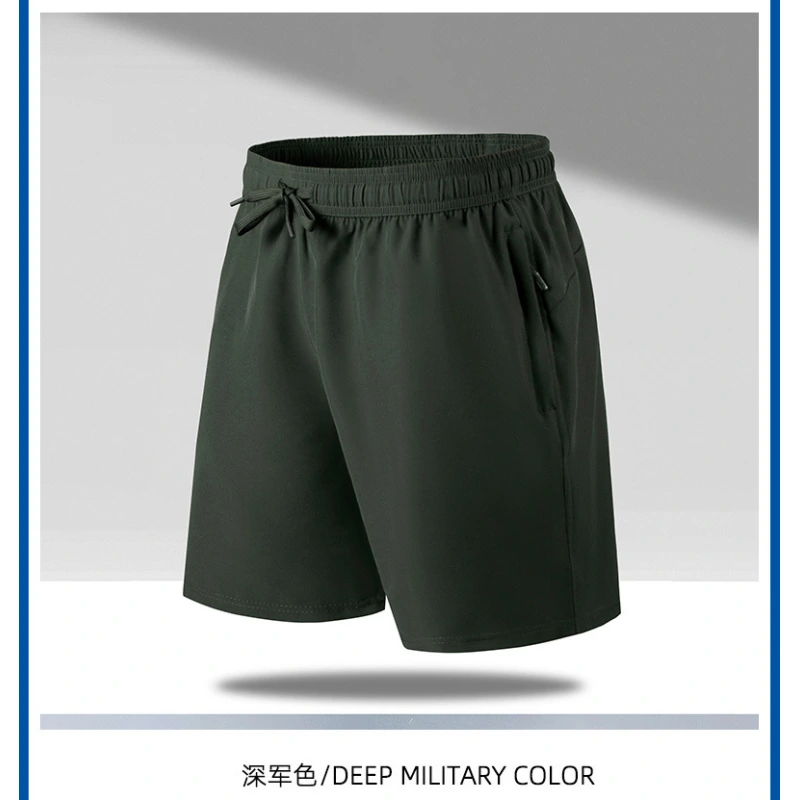 Men's Summer Solid Pattern Running Shorts Free Sample 