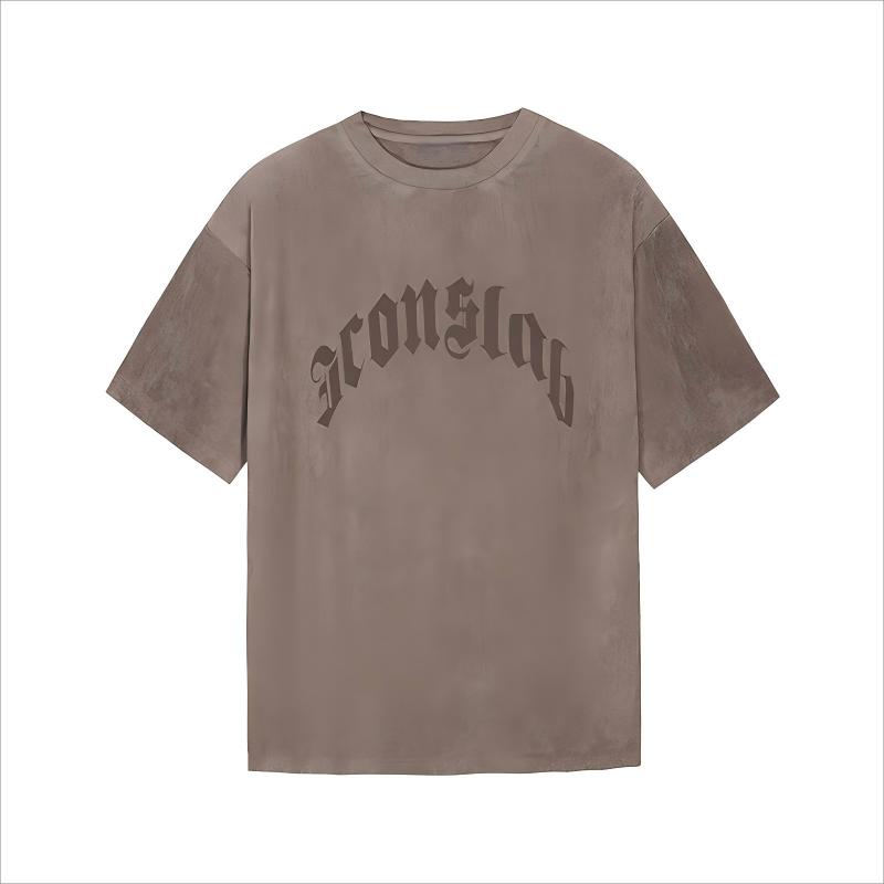 TTgarment Custom Produce Laser Engraving Logo Streetwear T-shirt LEL002