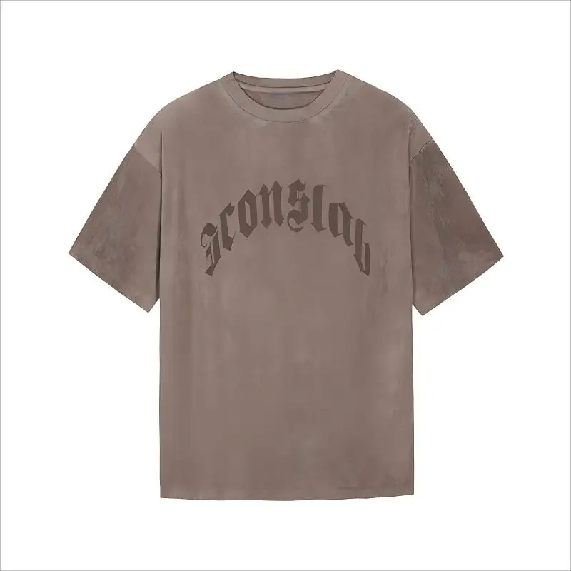 TTgarment Custom Produce Laser Engraving Logo Streetwear T-shirt LEL002