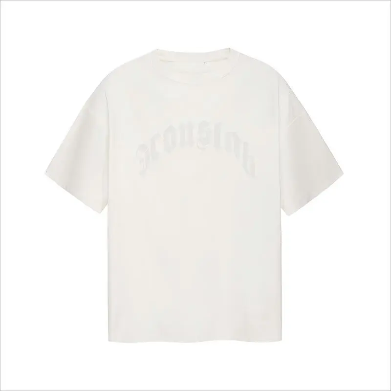 TTgarment Custom Produce Laser Engraving Logo Streetwear T-shirt LEL002