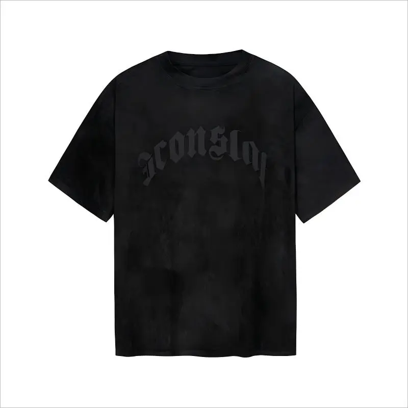 TTgarment Custom Produce Laser Engraving Logo Streetwear T-shirt LEL002