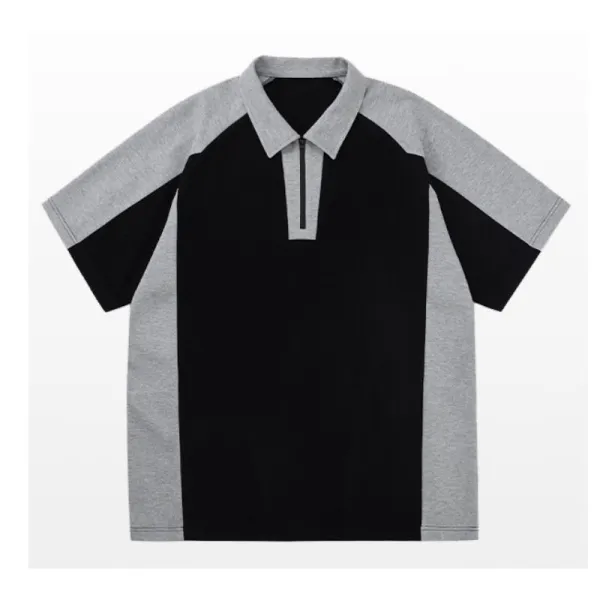 TTgarment 240g Polo Tshirt for Men Contrasting Colors PS002