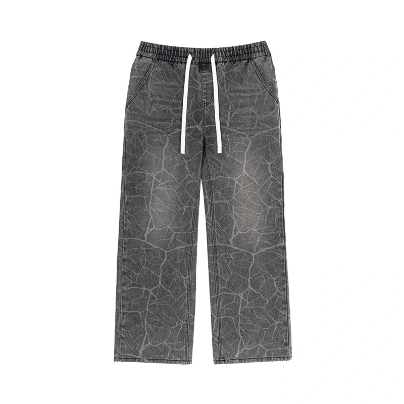 TTgarment American Retro Spray Horse Chestnut Vintage Jeans TT-164