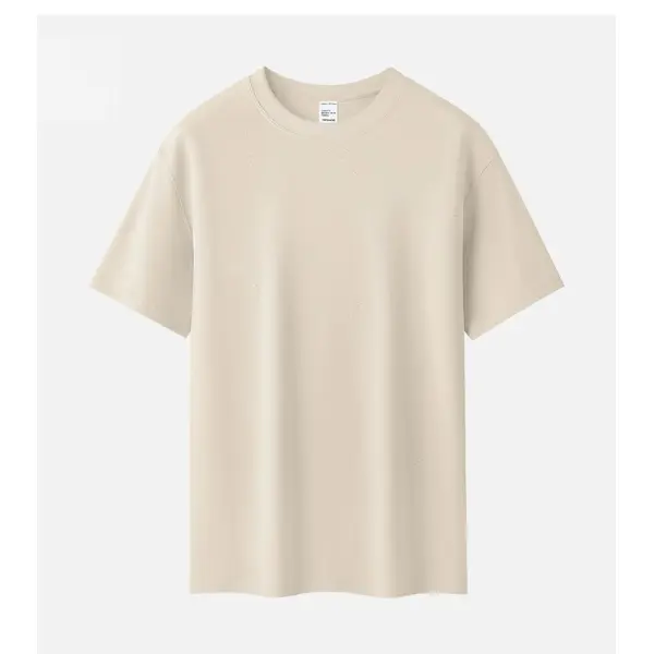 TTgarment Laser Engraving Logo with Pattern Streetwear T-shirt LEL008