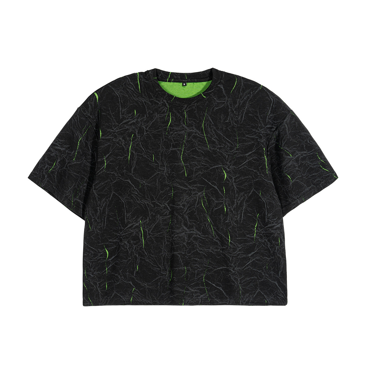 Camiseta corta batik cuadrada ttgarment tt-341l