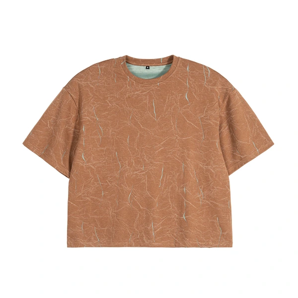 TTgarment Batik Boxy Short Width T-shirt TT-341L