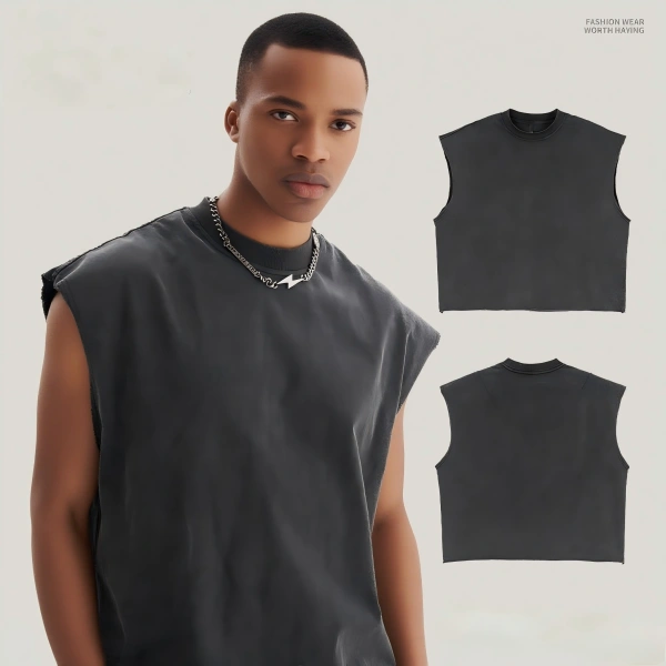 TTgarment Tank Top for Men Heat-Transfer Printed TT-097