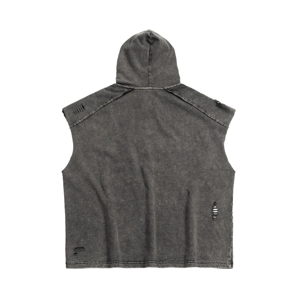 TTgarment O Neck Sleeveless White Tank Tops Men TT-T015L