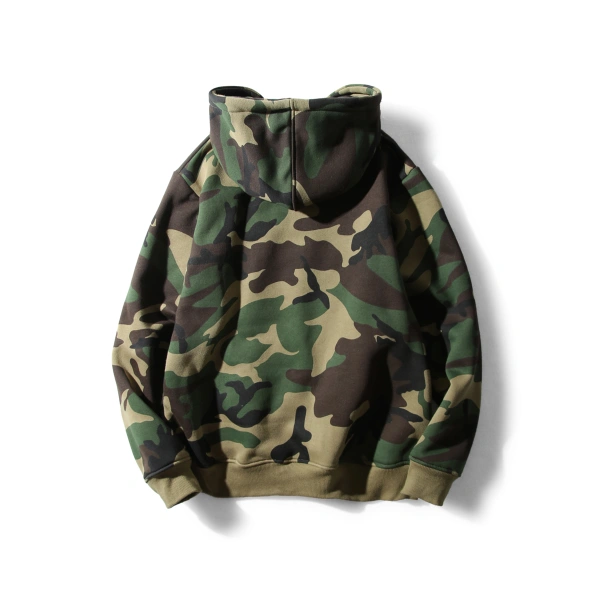 TTgarment Men Casual Long Sleeve Camouflage Print CFW001