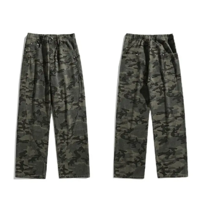 TTgarment  Vintage Street Camouflage Pants CFW003
