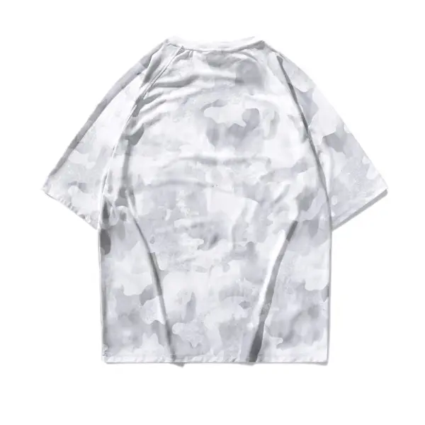 TTgarment Short Sleeve O-Neck T-shirt Camouflage CFW005