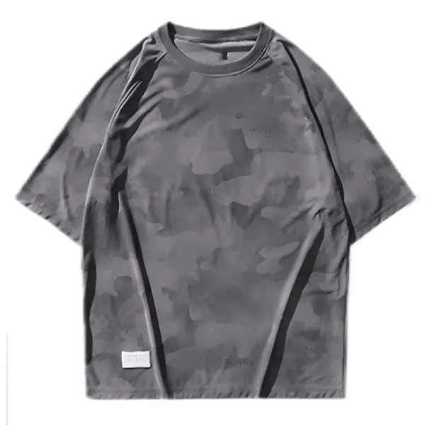 TTgarment Short Sleeve O-Neck T-shirt Camouflage CFW005