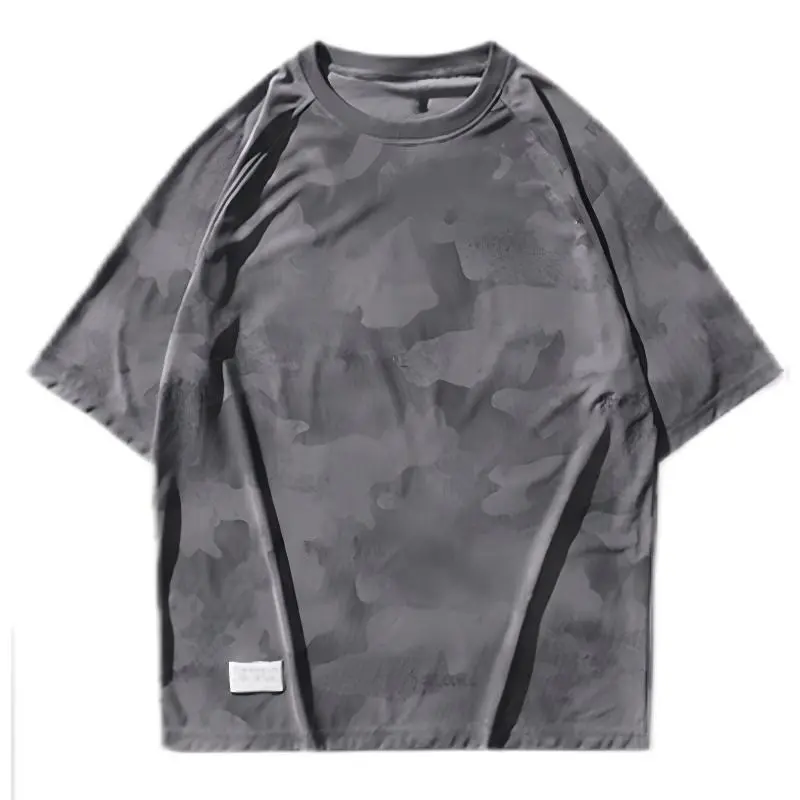 TTgarment Short Sleeve O-Neck T-shirt Camouflage CFW005