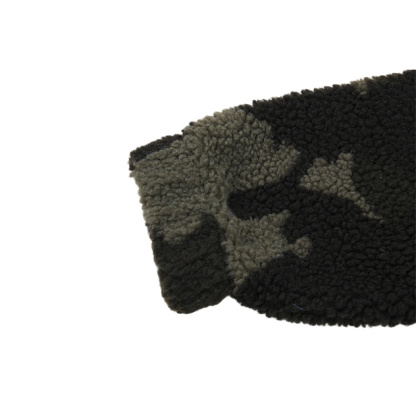 TTgarment Pullover Camouflage With Half Zipper Sherpa Jacket CFW002