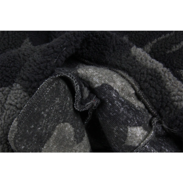 TTgarment Pullover Camouflage With Half Zipper Sherpa Jacket CFW002