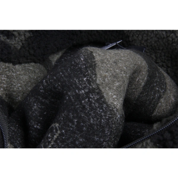 TTgarment Pullover Camouflage With Half Zipper Sherpa Jacket CFW002