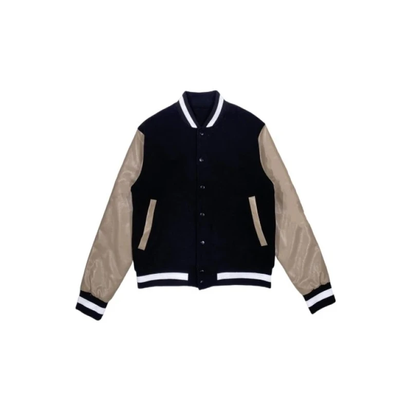 TTgarment Custom Design Men's Bomber Varsity Jacket Long Sleeve Z680