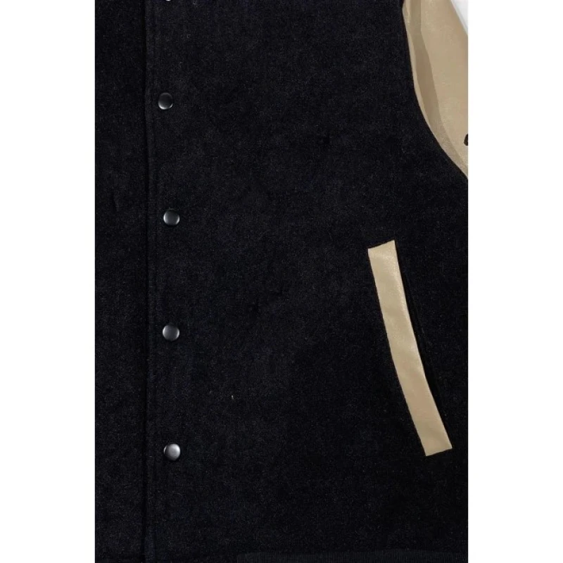 TTgarment Custom Design Men's Bomber Varsity Jacket Long Sleeve Z680