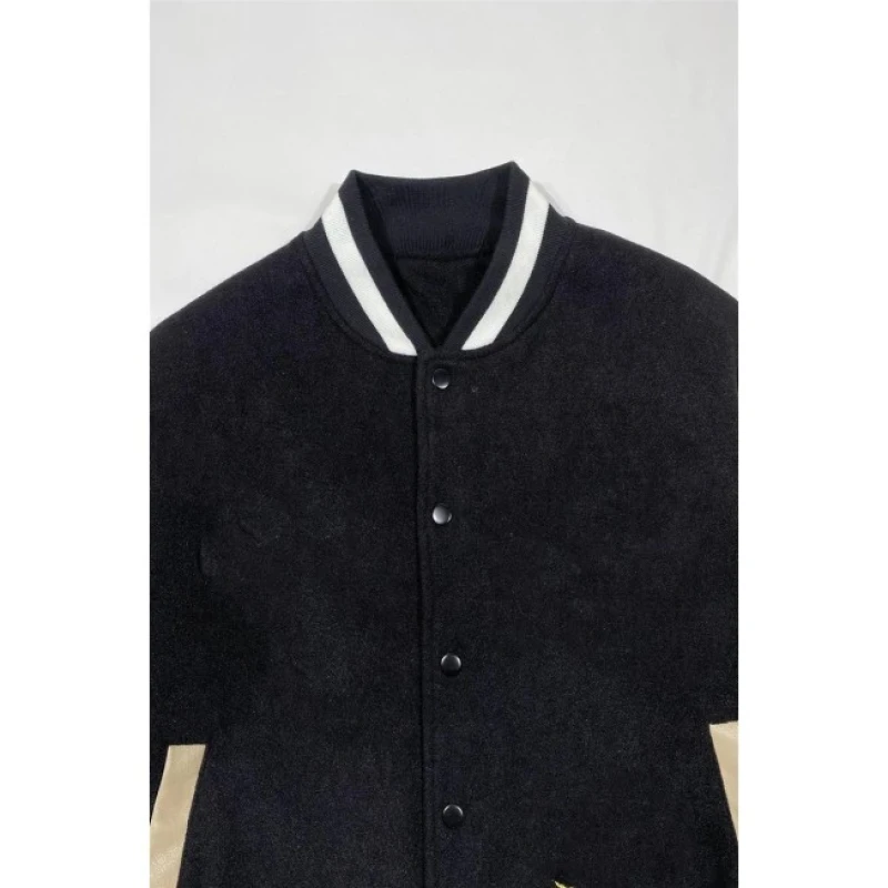 TTgarment Custom Design Men's Bomber Varsity Jacket Long Sleeve Z680