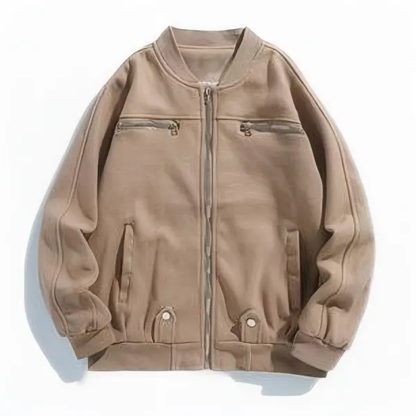 TTgarment OEM Men's Casual Jacquard Bomber Jackets BJ005