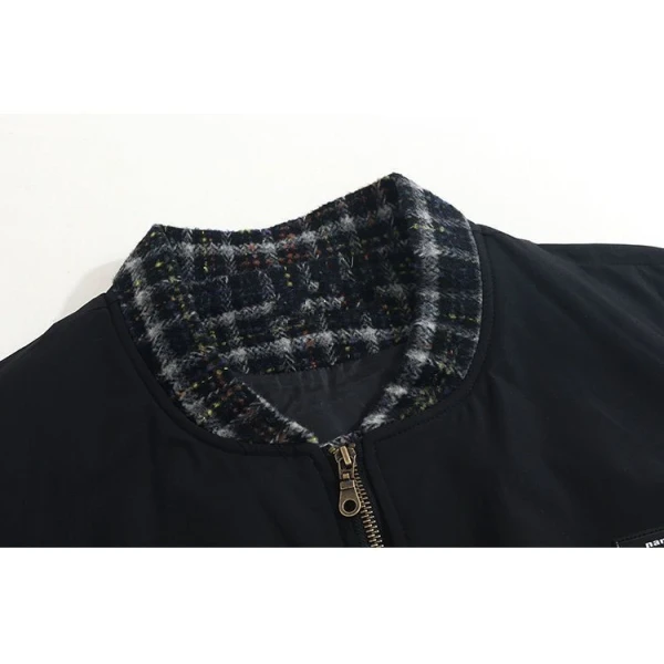 TTgarment Men's Flight Bomber Diamond Quilted Jacket BJ006