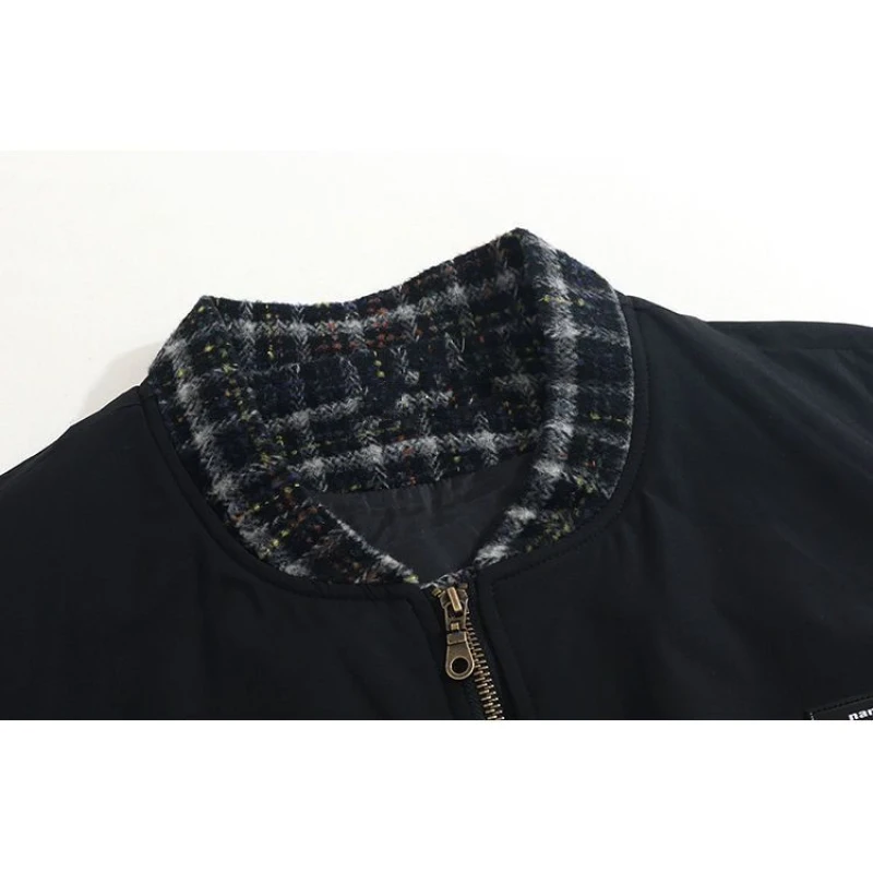 TTgarment Men's Flight Bomber Diamond Quilted Jacket BJ006