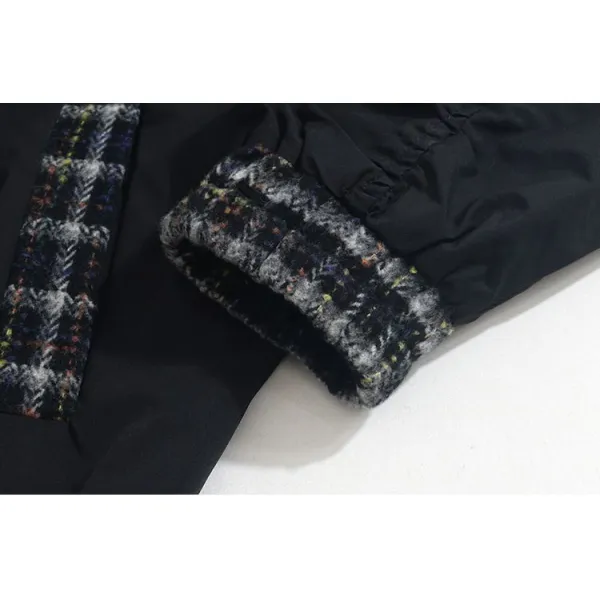 TTgarment Men's Flight Bomber Diamond Quilted Jacket BJ006