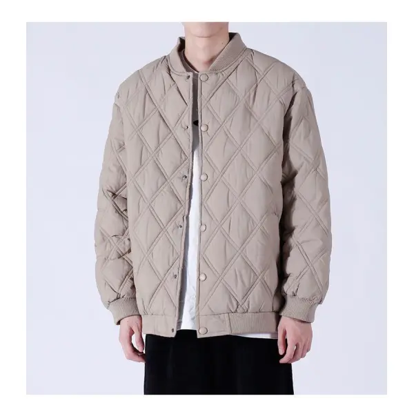 TTgarment Custom Produce Men's Woolen Bomber Jackets BJ007