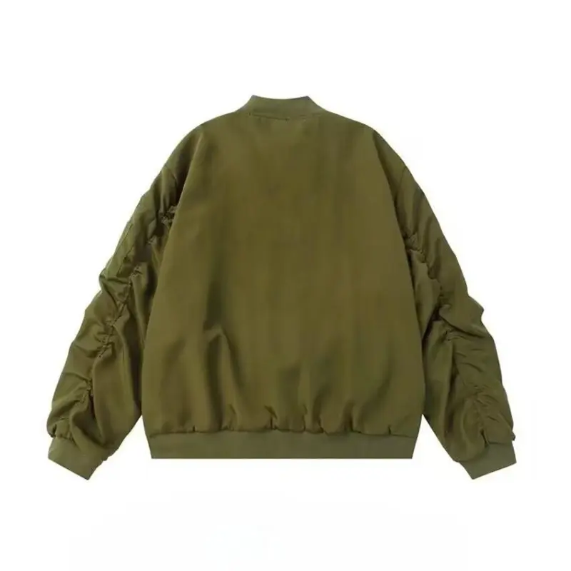 TTgarment Retro Letter Coat Bomber Jacket for Men BJ010