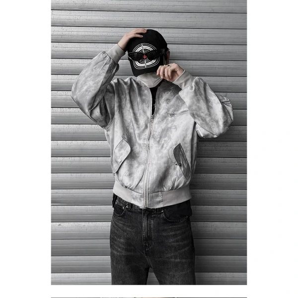 TTgarment Men's High Street American Retro Flight Jacket Y2K001