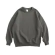 Custom 350g Men's Sweatshirt American Style Round Neck Plush Oversized Solid Color OST007