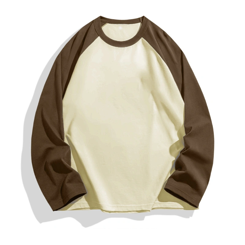 Customize Vintage Texture Oversized Fit Men's Long Sleeved T-shirt OST002 