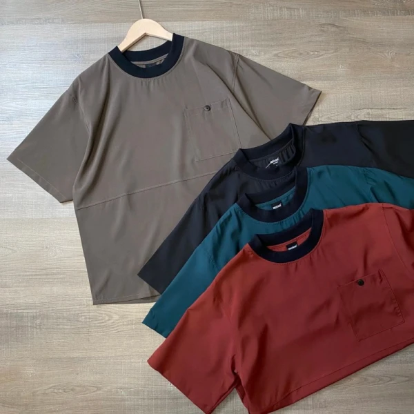 Customize Summer Shoulder Down Casual Round Neck Short Sleeved T-shirt OST003