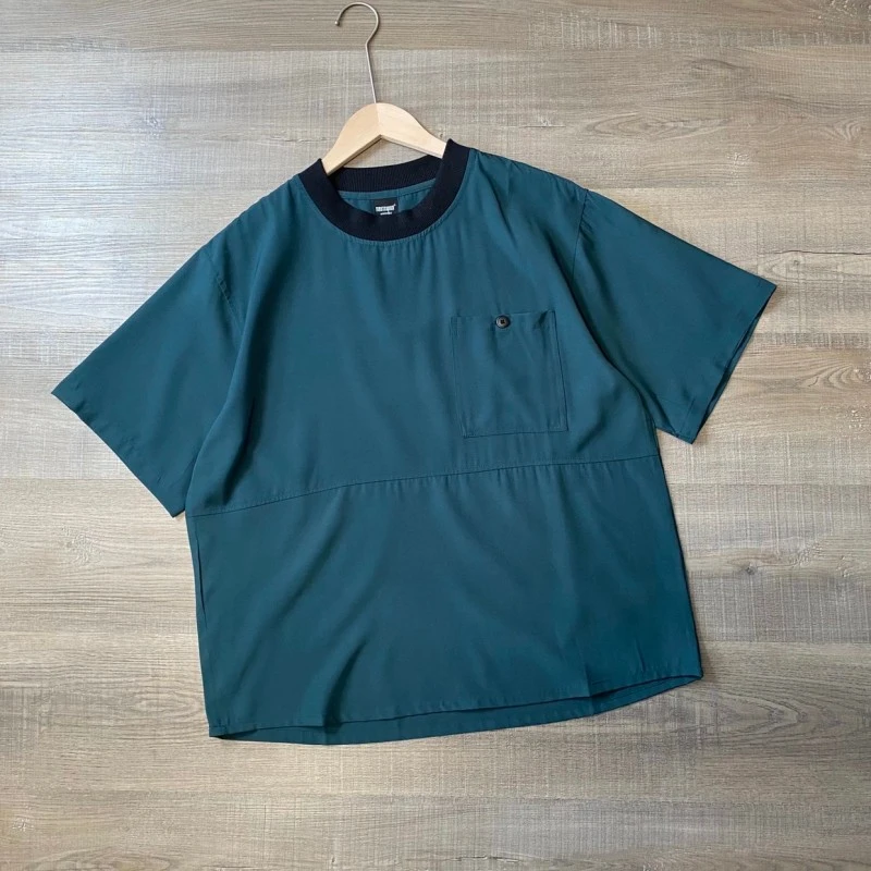 Customize Summer Shoulder Down Casual Round Neck Short Sleeved T-shirt OST003